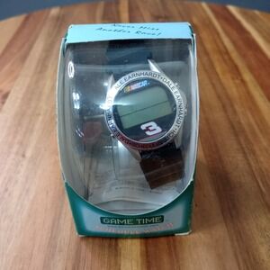 Dale Earnhardt Sr Game Time Schedule Wrist Watch Quartz Nascar Racing NEW In BOX